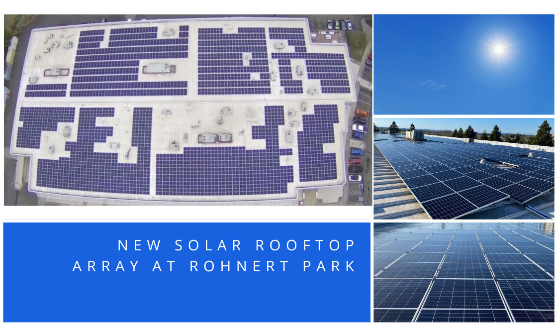 用新的太阳能屋顶阵列保护和投资我们的环境